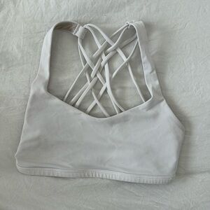 Lululemon White Sports bra